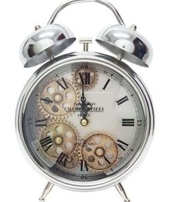 La Florentina Madame Argent Alarm Clock Silver