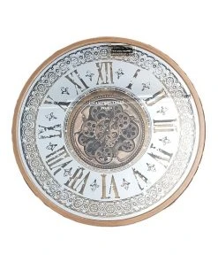 La Florentina Persian Moving Cogs Clock Wall Clock Gold