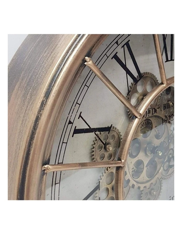 La Florentina Basset Round Wall Clock Copper 2 La Florentina Basset Round Wall Clock Copper - Image 2