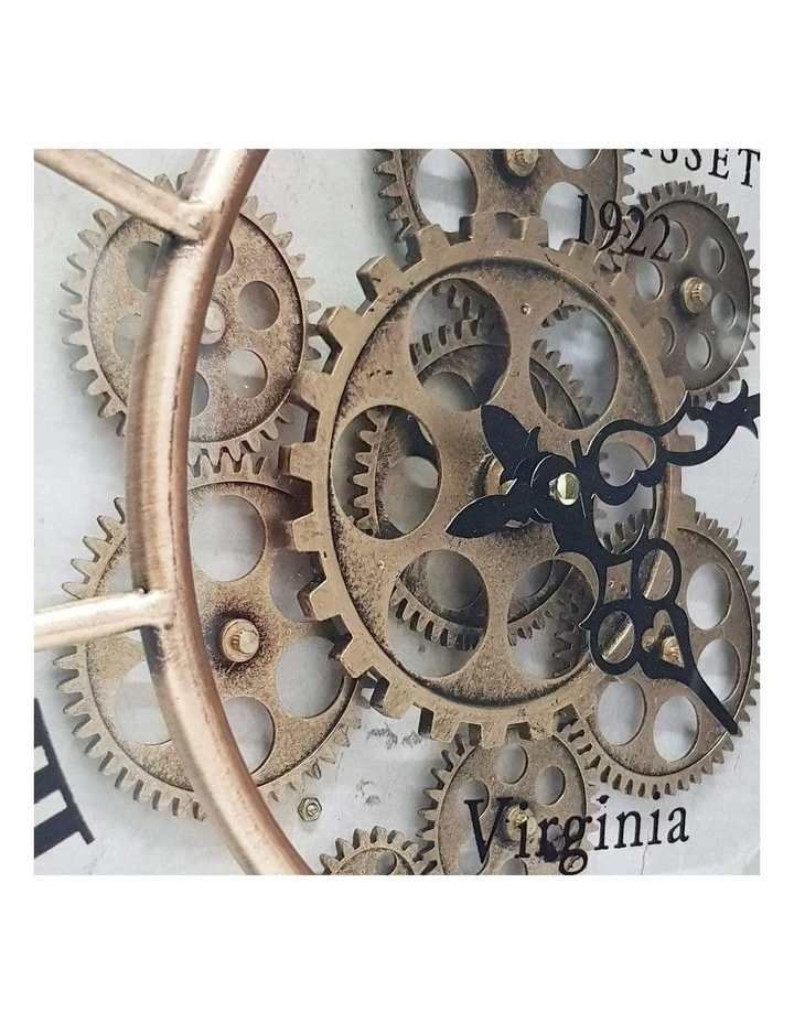 La Florentina Basset Round Wall Clock Copper 3 La Florentina Basset Round Wall Clock Copper - Image 3