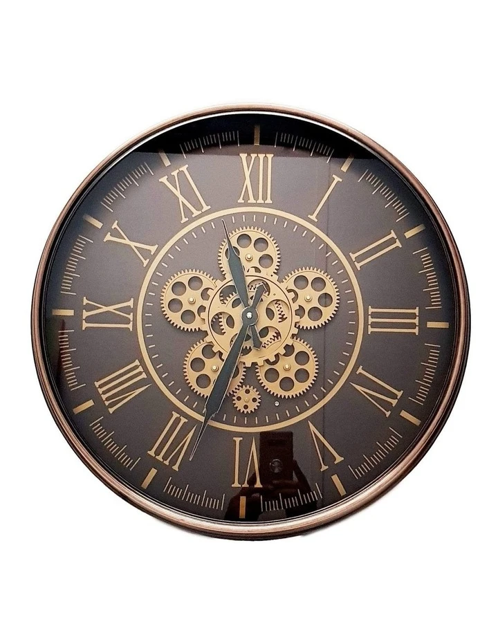 La Florentina Hermes Round Wall Clock Rose Gold 1 La Florentina Hermes Round Wall Clock Rose Gold