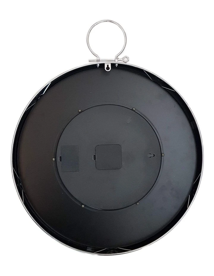 La Florentina Boston Moving Cogs Wall Clock 53cm Silver 2 La Florentina Boston Moving Cogs Wall Clock 53cm Silver - Image 2