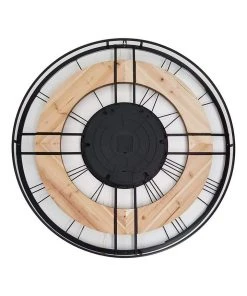 La Florentina Geo Roman Round Country Moving Cogs Wall Clock Rustic -The Shine Nook Sales Store 893462680 3 720x928