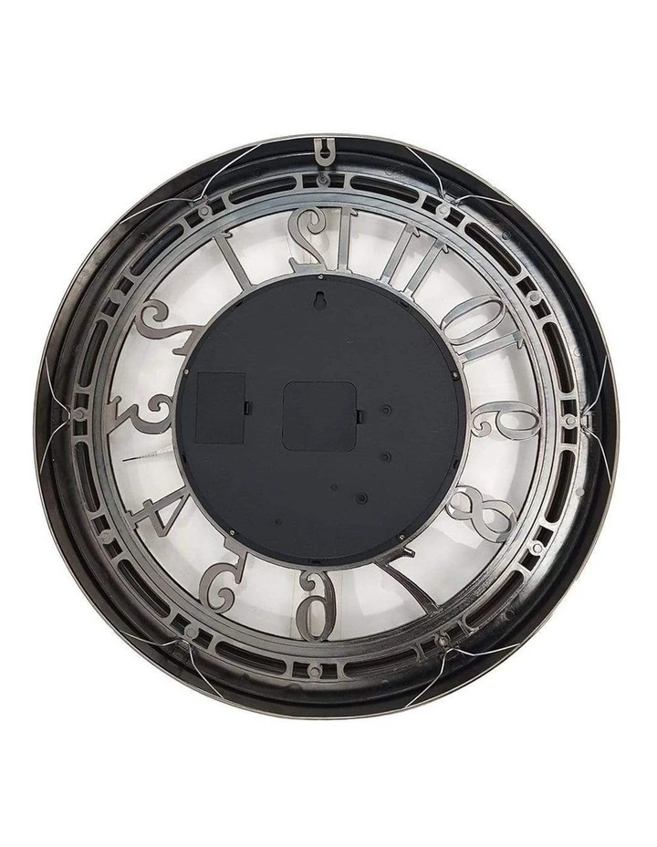 La Florentina Epoque Round Industrial Moving Cogs Wall Clock Rustic 6 La Florentina Epoque Round Industrial Moving Cogs Wall Clock Rustic - Image 6