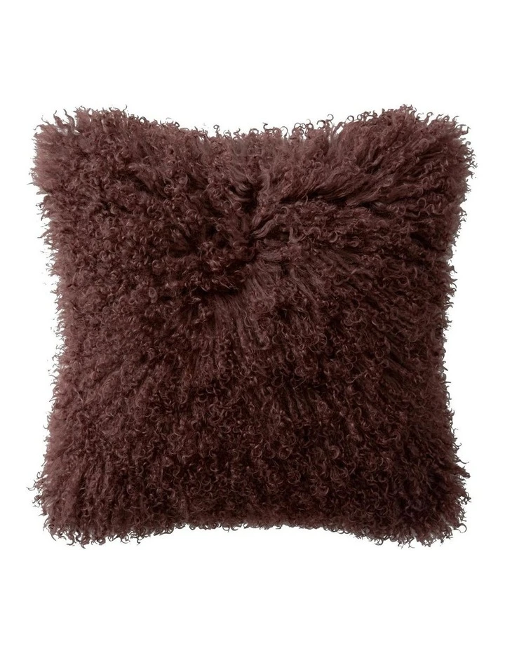 Sheridan Bligh Square Cushion In Bitter Chocolate - 45cm x 45cm 1 Sheridan Bligh Square Cushion In Bitter Chocolate - 45cm x 45cm