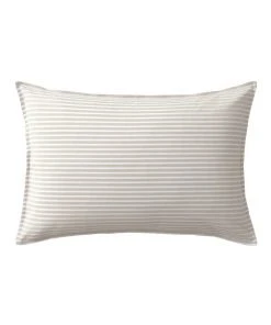 Sheridan Reilly Stripe Breakfast Cushion In Dust - 40cm x 60cm