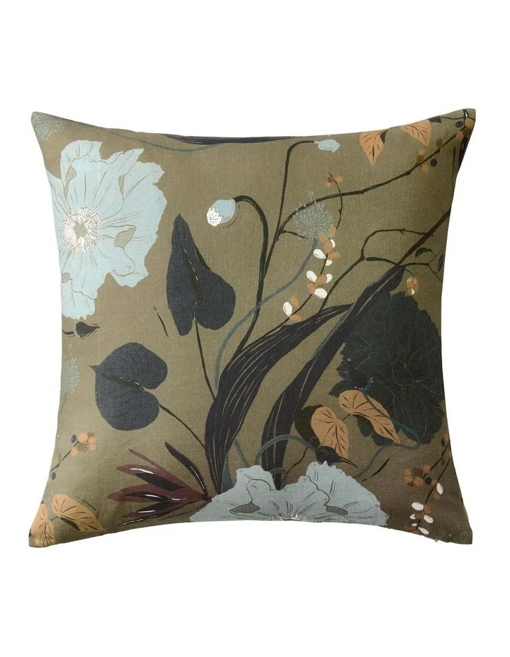 Sheridan Sevanti Square Cushion In Seaweed - 45cm x 45cm 1 Sheridan Sevanti Square Cushion In Seaweed - 45cm x 45cm