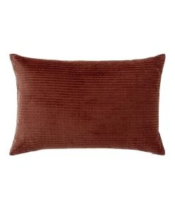 Sheridan Wharton Breakfast Cushion In Bitter Chocolate - 40cm x 60cm