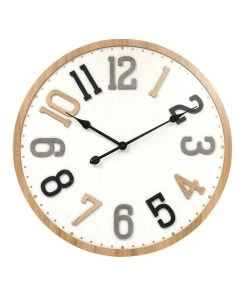 Toki Teddy 60cm Silent Wall Clock Grey
