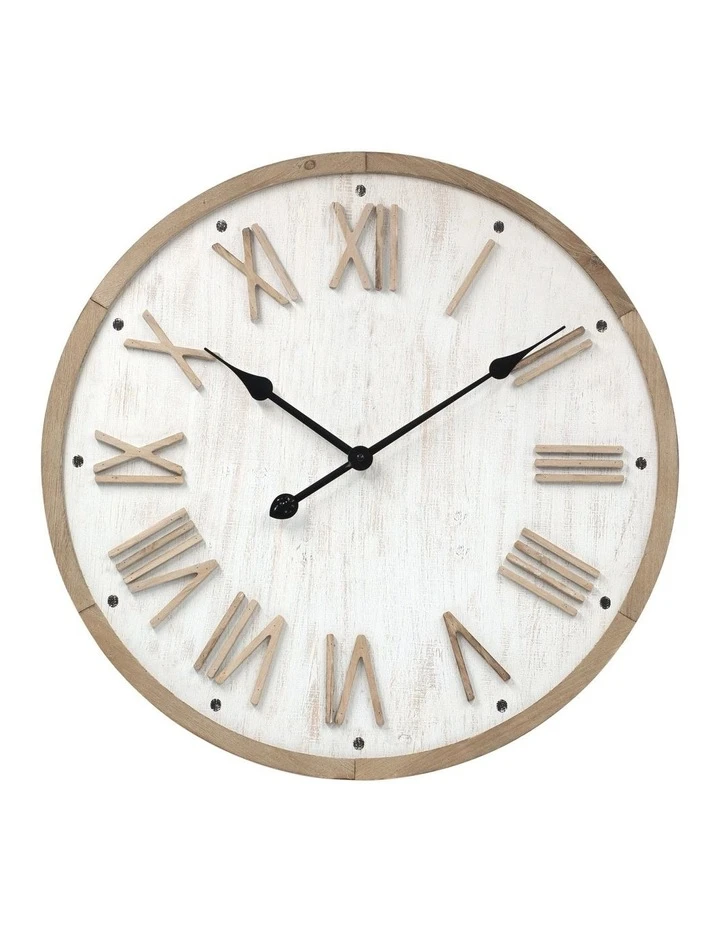 Toki Theo 60cm Silent Wall Clock Grey 1 Toki Theo 60cm Silent Wall Clock Grey