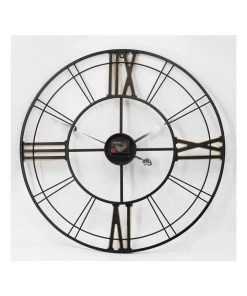 Toki Arthur 60cm Silent Wall Clock Black -The Shine Nook Sales Store 899406640 3 720x928