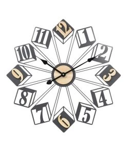 Toki Kenneth 60cm Silent Wall Clock Multicolour