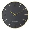 One Six Eight London Jesse Charcoal Grey 60cm Wall Clock Grey