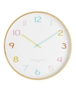 One Six Eight London Dream 53cm Silent Wall Clock White