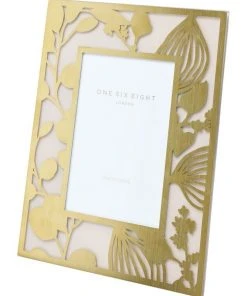 One Six Eight London Glass Photo Frame 7 x 5 Floral