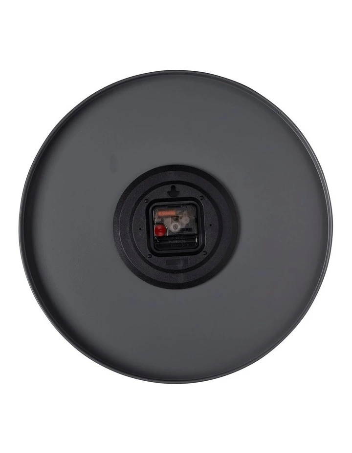 One Six Eight London Luca Charcoal 40cm Silent Wall Clock 3 One Six Eight London Luca Charcoal 40cm Silent Wall Clock - Image 3