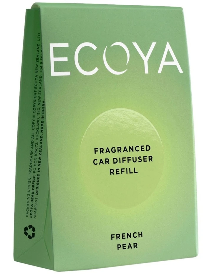 ECOYA French Pear Car Diffuser Refill 1 ECOYA French Pear Car Diffuser Refill